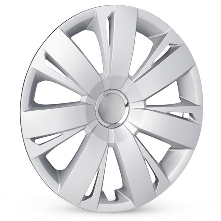 2011-2014 Volkswagen Jetta Four Piece Set Silver Wheel Cover Caps / Hubcaps