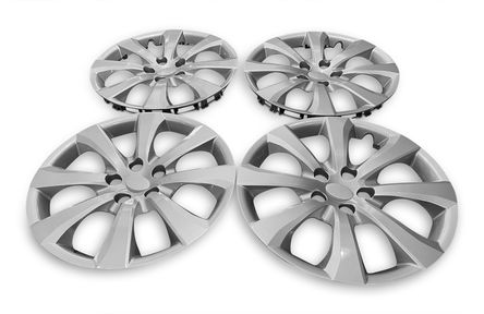 2020-2024 16 Inch Toyota Corolla Four Piece Set Silver Wheel Cover Caps / Hubcaps