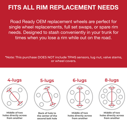 2015-2024 Ford Transit 150 Four Piece Set 16" Silver Wheel Cover Caps / Hubcaps