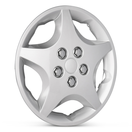 2000-2005 Chevrolet Cavalier Four Piece Set 14" Silver Cover Caps / Hubcaps