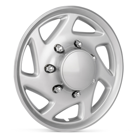 1995-2011 Ford F350 Four Piece Set 16" Silver Wheel Cover Caps / Hubcaps