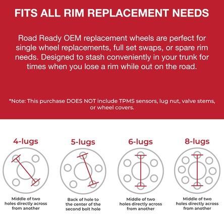 2016-2018 Chevrolet Cruze Four Piece Set Silver Wheel Cover Caps / Hubcaps