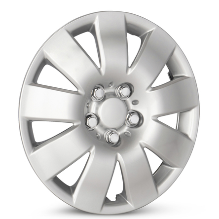 2003-2004 Toyota Corolla Four Piece Set Silver Wheel Cover Caps / Hubcaps