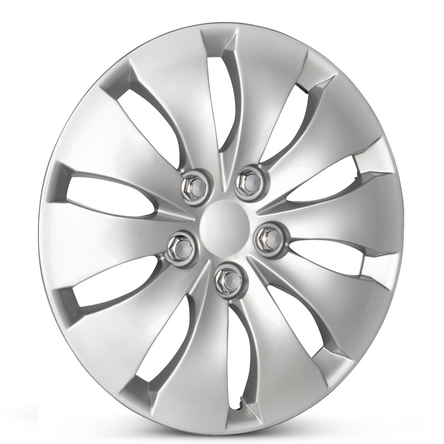 2008-2012 Honda Accord Four Piece Set Silver Wheel Cover Caps / Hubcaps