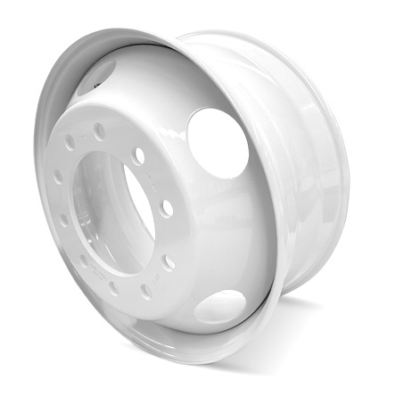 Road Ready White Steel Trailer Wheel 22.5x8.25 5HH, 10-285.75, Load 7400lb