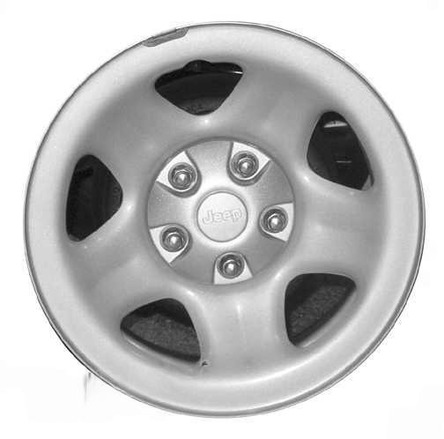 1997-2006 15x7 Jeep Wrangler Genuine OEM Steel Wheel / Rim