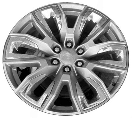 2022-2025 22x9 GMC Sierra 1500 Genuine OEM Alloy Wheel / Rim